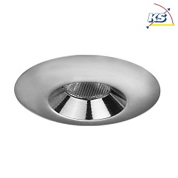 LED Lichtpunkt, IP44,  3.25cm, Plug&Play 350mA, 1.2W 3000K 70lm 30, Chrom