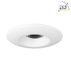 LED Lichtpunkt, IP44,  3.25cm, Plug&Play 350mA, 1.2W 3000K 70lm 30, Wei
