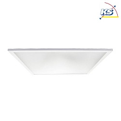 LED inlay-panel for offices, IP20, 230V AC, 62 x 62cm, UGR<19, microprisma cover, white, 42W 4000K 4700lm 120