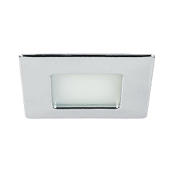 LED-Einbaudownlight 12 V DC, 3,4 W, 60, 4000K, ohne Reflektor, chrom