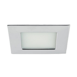 Downlight angolare, versione integrata IP44, Cromo dimmerabile