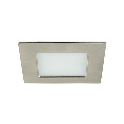 Downlight angolare, versione integrata IP44, Nichel opaco dimmerabile
