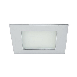 LED-Einbaudownlight 12 V DC, 7,5 W, 60, 4000K, ohne Reflektor, chrom