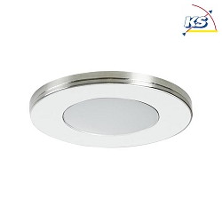 LED Einbau-Downlight 12V DC, IP20, mit magnetischer Blende, 2.6W 3000K 180lm 120, Wei