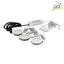 Downlight incluso l'autista, Set di 3 IP20