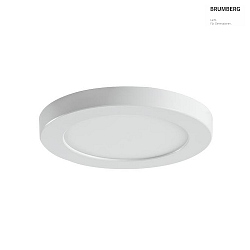 LED surface / recessed downlight MOON CCT,  17cm, IP20, 12W 3000/4000/6000K 1135lm 110, dimmable, white
