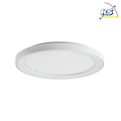 LED Aufbau-Diffusorleuchte SUNNY MINI, IP20,  33cm, Direkt-Indirekt, 230V, 30W 3000/400/6000K (CCT Switch), dimmbar, wei