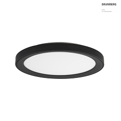 LED Aufbau-Diffusorleuchte SUNNY MINI, IP20,  33cm, Direkt-Indirekt, 230V, 30W 3000/400/6000K (CCT Switch), dimmbar, schwarz
