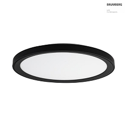 LED Aufbau-Diffusorleuchte SUNNY MAXI, IP20,  55cm, Direkt-Indirekt, 230V, 50W 3000/400/6000K (CCT Switch), dimmbar, schwarz