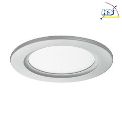 Recessed LED panel FLAT30, IP20,  14cm, 24V DC, 10W 4000K 600lm 120, alu / plastic, white