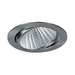 recessed luminaire IP20, glossy, nickel, transparent  24W 2250lm 2700K 20-40 20-40 CRI 80-89