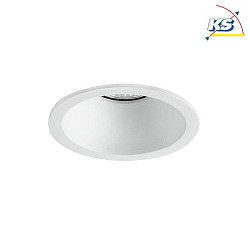LED Einbau-Downlight, IP20, rund,  8.2cm, Plug&Play 350mA, 7W 3000K 600lm 40, Strukturwei
