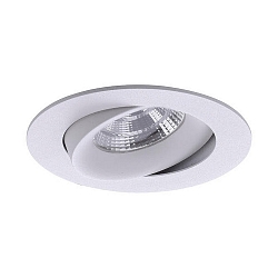 Downlight INDIWO83 rond, Dim-To-Warm IP20, blanche gradable