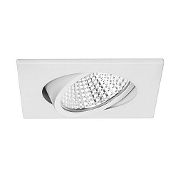 Downlight pivotant, Dim-To-Warm IP20, blanche gradable