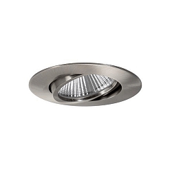 recessed luminaire BIG65 round, swivelling LED IP65, nickel matt dimmable 8W 730lm 3000K 20-40 20-40 CRI 80-89