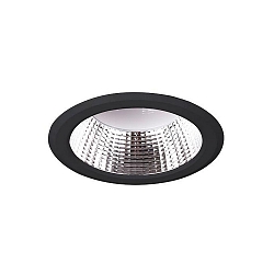 LED-Einbaudownlight 230 V AC, 50 Hz, 11, 3000K, schwarz