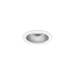 downlight MUNA MIDI rigid, for VDU workstation, built-in version, CCT Switch, with lens optics IP20, white matt dimmable
