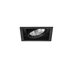 Luce da incasso IP20, Lucido, Nero dimmerabile 40W 4560lm 4000K CRI 90-100