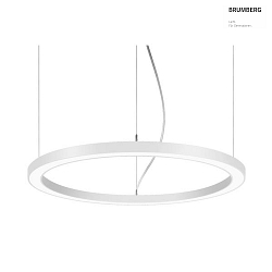 Luminaire  suspension BIRO CIRCLE rond, commutable LED IP20, blanche 