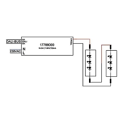 LED power supply unit DALI controllable, dimmable