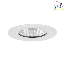 Recessed LED downlight vitaLED RGBW, IP20,  14cm, 24V DC, 38W 45, silver