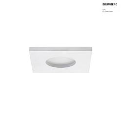 Lumire encastre PROTECT-S carr, direct IP44, blanche