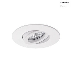 Einbaustrahler EXPAND, IP20, rund,  10cm, GX5.3 max. 13W (exkl.), schwenkbar, Aluminium, wei