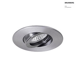 Einbaustrahler EXPAND, IP20, rund,  10cm, GX5.3 max. 13W (exkl.), schwenkbar, Aluminium, alu gebrstet