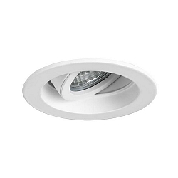 recessed luminaire GU10 round GU10 IP20, white  50W