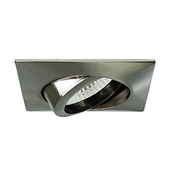 HV-Einbaustrahler BREENA-S, IP20, eckig, 8.3cm, 230V, GU10 max. 10W, schwenkbar, Zink-Guss