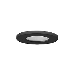 Lumire encastre STEAM-R rond, direct IP65, noir gradable