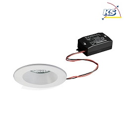 Downlight rotondo, rigido IP54, Bianco 