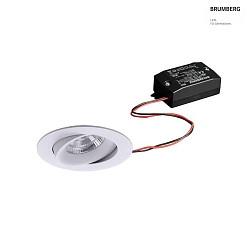 recessed luminaire, white  500lm 3000K CRI 80-89