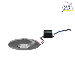 Downlight ADAPT version pour montage encastr IP20, chrom mat 