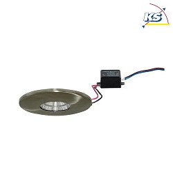 Downlight ADAPT versione integrata IP20, Nichel opaco 