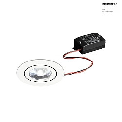 LED-Einbaustrahler 230 V AC, 50 Hz, 6 W, 3000K, wei