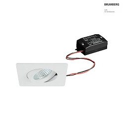 LED-Einbaustrahler 230 V AC, 50 Hz, 6 W, 3000K, wei