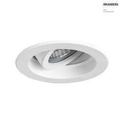 recessed luminaire TIRRELDEEP round, swivelling, for VDU workstation, set back IP20