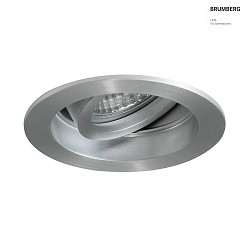 recessed luminaire TIRRELDEEP round, swivelling, for VDU workstation, set back IP20