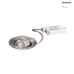 LED-Einbaustrahler 230 V AC, 50 Hz, 6 W, 3000K, transparent