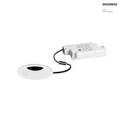 LED Einbaustrahler BINATO, 38, 6W, 1800|3000K, 460lm, IP20, dimmbar, rund, dreh- und schwenkbar, wei