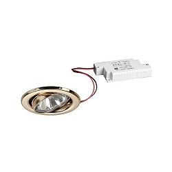recessed spotlight BRONNY LED PHASE-DIM round, swivelling, incl. driver, set of 1 IP20