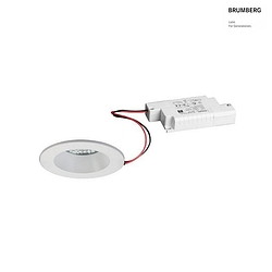 LED-Einbaudownlight 230 V AC, 50 Hz, 6, 2700K, wei, transparent