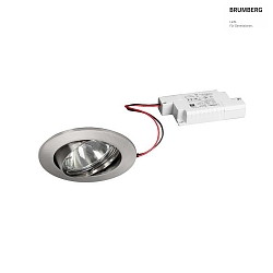 Luce da incasso IP20, Cromo, Lucido, trasparente dimmerabile 6W 680lm 3000K 20-40 20-40 CRI 80-89