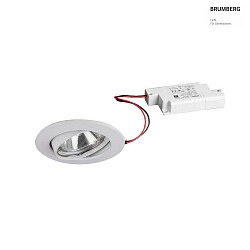 Lumire encastre IP20, scintillant, transparent, blanche  6W 680lm 3000K 20-40 20-40 CRI 80-89