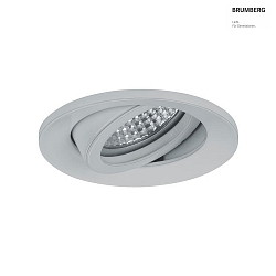 recessed luminaire IP20, glossy, nickel, transparent dimmable 6W 680lm 3000K 20-40 20-40 CRI 80-89