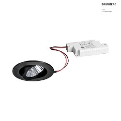 recessed luminaire IP65, glossy, black, transparent  6W 650lm 3000K 20-40 20-40 CRI 80-89