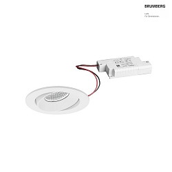 Lumire encastre IP20, scintillant, blanche gradable 7W 680lm 3000K 20-40 20-40 CRI 80-89