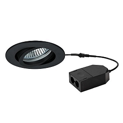 LED Einbaustrahler-Set LOOP-R, 230V AC, 5W 3000K 450lm 38, CRi >90, schwenkbar, dimmbar, Recycling-Kunststoff, wei