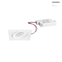 Luce da incasso girevole, piazza IP20, Bianco dimmerabile 7W 680lm 3000K 20-40 20-40 CRI 80-89